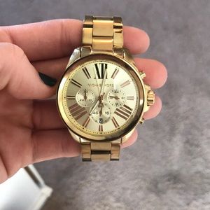 Gold Michael Kors watch